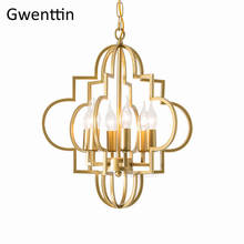 Luxury Hollow Gold Pendant Lights Led Hanging Lamp for Dining Room Kitchen Lighting Fixtures Home Art Decor Suspension Luminaire 2024 - buy cheap