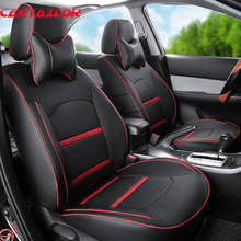 CARTAILOR Cover Seats Car Protector for ford focus 2013 2014 2015 2016 Seat Covers Cars Accessories PU Leather Cushion Supports 2024 - buy cheap