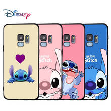 Black Soft Cute Lilo Stitch For Samsung Galaxy A9 A8 A7 A6 A6S A8S Plus A5 A3 Star 2018 2017 2016 Phone Case 2024 - buy cheap