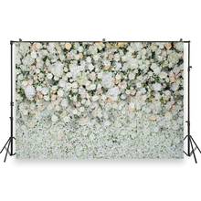 HUAYI-telón de fondo para fotografía de boda, decoración de fiesta de cumpleaños, despedida de soltera, flores, pared, fotomatón, accesorios de fondo, XT-7224 2024 - compra barato