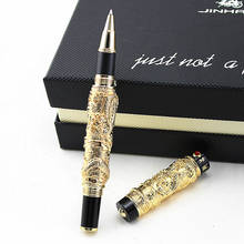 High Quality Jinhao Dragon Ballpoint Pen Luxury Metal Rollerball Pen Ancient silver 0.7MM Nib Stationery Office School Supplies 2024 - buy cheap