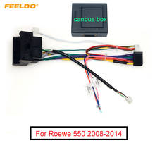 FEELDO-arnés de cableado de Audio para coche, adaptador de cable de instalación estéreo de 16 pines con caja Canbus para Roewe 550 2024 - compra barato
