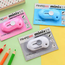 Mini cuchillo de utilidad de Color, cortador de papel con letras, arte Kawaii, manualidades, papelería, suministros escolares de oficina 2024 - compra barato