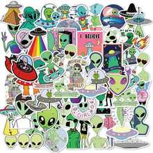 50pcs/SET ET Funny Cartoon Sticker Waterproof Car Laptop Skateboard Surfboard Luggage Bicycle Kids Toy Home Decor 2024 - buy cheap