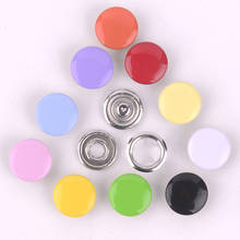 Botões ipomoea de cobre para roupas recém-nascidas, 200 conjuntos, 1cm, fivela sólida de 10 cores, embalagem de mistura, botões de roupa 2024 - compre barato