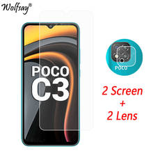 Camera Lens Protector For Xiaomi Poco C3 Tempered Glass For Xiaomi Poco C3 X3 M2 F2 Pro Screen Protector Xiaomi Poco C3 Glass 2024 - buy cheap