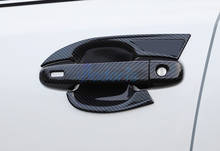 For Toyota C-HR CHR 2016 2017 2018 Carbon Fiber Color Front Door Handle Cover Insert Trim Car Styling Accessories 2024 - buy cheap