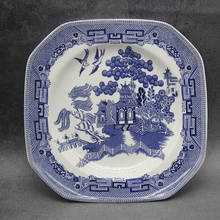 The Blue Willow Dinner Set Elegant England Style Dinner Ware  Ceramic Breakfast Plate Beef Dishes Dessert Dish Soup Bowl 2024 - buy cheap