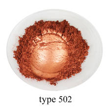 Pearl Powder Mineral Mica Powder Pigment Acrylic Paint in Dye Colorant Soap Automotive Art Craft Lipstick 50g Brown Red Pigment 2024 - buy cheap