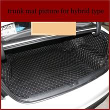 for hyundai sonata leather car trunk mat cargo liner 2015 2016 2017 2018 2019 2020 New Rise 2024 - buy cheap