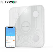 BlitzWolf BW-SC1 2.4GHz WiFi Smart Body Fat Scale APP Remote Control BMI Data Analysis with 13 Body Metrics Digital Weight Scale 2024 - buy cheap