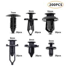 200pcs Mixed Auto Bumper Rivet Car Clips Fasteners Door Trim Panel Retainer Push Engine Cover Fender Fastener Fit for Car 6 Size 2024 - buy cheap