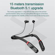 Auriculares deportivos con Bluetooth 5,1, audífonos deportivos con sonido envolvente estéreo y bajos para colgar en la oreja, cascos deportivos 2024 - compra barato