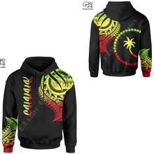 Sudadera con capucha para hombre y mujer, nueva marca de la isla Chuuk, Bandera de país, cultura Tribal, ropa de calle Retro, chándal informal divertido con estampado de 3D, A6 2024 - compra barato