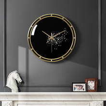 Nordic Light Luxury Fashion Wall Clock Pure Copper Mute Living Room Creative Clock Home Clock Decoration Art Wall Watch 2024 - buy cheap