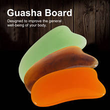 gouache scraper for face Guasha Board Gua Sha Facial Tool Gua Sha Scraping Massage Tool for Body Skin Facial Care 2024 - buy cheap