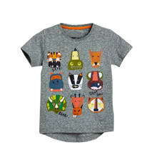 2020 summer baby boys clothes children short sleeve tee tops animal print Cotton brand funny t shirts 2024 - buy cheap