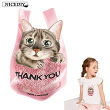 Nicediy Cute Cat Patch Heat Transfer Vinyl Iron On Transfer For Clothes Stripes Thermo Stickers Badge Iron On Patches Christmas 2024 - buy cheap