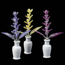 Mini árvore em vaso para plantas verdes em vaso, decoração em vaso 1:12 para casa de bonecas, miniatura de casa de bonecas 2024 - compre barato
