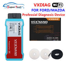 Vxdiag-ferramenta de diagnóstico automotivo vcx nano para ford obd2, wi-fi, para mazda, scanner obdii pcm, abs, pk fvdi j2534 2024 - compre barato