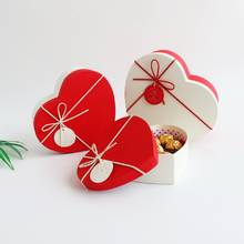 Caixa de presente em forma de coração do dia dos namorados, decoração, caixa de presente para amantes, diy caixa de armazenamento de doces de chocolate 2024 - compre barato