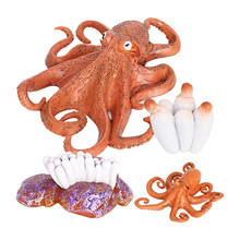 Realistic Plastic Insects Toys Eggs Hatch Baby Octopus Adulthood Octopus 2024 - buy cheap