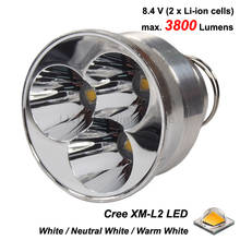 Triple Cree XM-L2 LED 3800 Lumens Drop-in Module for TrustFire 3T6 Flashlight (Dia. 51mm) (1 PC) 2024 - buy cheap