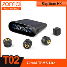 70mai TPMS Smart Car Solar Power Tire Pressure Alarm Monitor System Auto Security Alarm External Sensor Tyre Pressure  Warning 2024 - buy cheap
