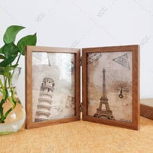 Molduras de madeira para quadros, quadros de fotos 6 drive, 7 peças, combinação de quadros para foto, decoração de mesa 2024 - compre barato