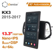 Rádio para carro ownice, 1 din, android 1920, gps, sistema de áudio automático, rotação automática, para kia kx3 1080 a 10.0 2024 - compre barato