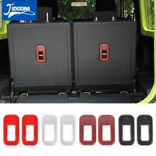 JIDIXIAN-molduras interiores para asiento de seguridad de coche, pegatinas de decoración de hebilla fija para Suzuki Jimny 2019 + Accesorios 2024 - compra barato