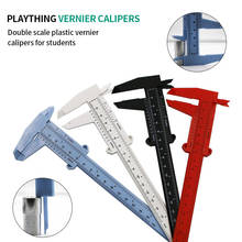 0-150mm 0.5mm Vernier Caliper Double Scale Plastic Vernier Caliper Measuring Student Mini Tool Ruler DIY Model Making Micrometer 2024 - buy cheap