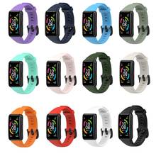 Replacement Sport Silicone Watch Band Wrist Strap Adjustable Watchbands for -Huawei Honor Band 6 Smart Watch 40JB 2024 - buy cheap