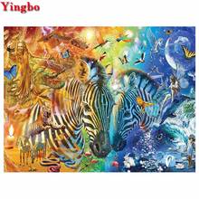 5d diy Diamond Embroidery Animal zebra Zoo Diamond Painting Cross Stitch Full Drill square/round Mosaic Home Decor hobby crafts 2024 - buy cheap