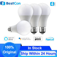 Broadlink BestCon LB1 Wifi Smart Bulb Smart Home Remote Control Dimmable Light Bulb E27 Base 6.5W 220V Broadlink APP 4 Pack 2024 - buy cheap