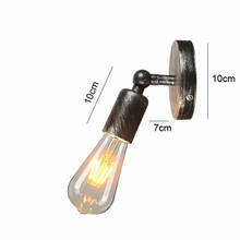 Retro Iron Art Wall Lights Led Industrial Metal Wall Lamps for Bedroom Bedside Living Room Balcony Corridor Home Decor Sconces 2024 - buy cheap