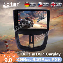 Aotsr 4G+64G Android 9.0 Car Radio GPS Navigation DSP Multimedia Video Player DVD Player For Peugeot 207 2006 2007 2008 - 2015 2024 - buy cheap