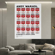 Andy Warhol, estampado de andy warhol, póster de andy warhol, latas de sopa de andy warhol, Impresión de warhol, arte pop, 2024 - compra barato