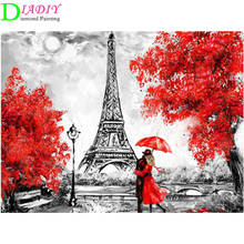 Diamond Embroidery Cross Stitch Street Diamond Painting Landscape 5D DIY Full Drill Mosaic Rhinestone Pictures Crafts 2024 - buy cheap