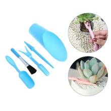 5Pcs Gardening Tools Set Miniature Shovel Brush Widger.Succulent Planting Helper Succulent potting tools soil digging loosening 2024 - buy cheap