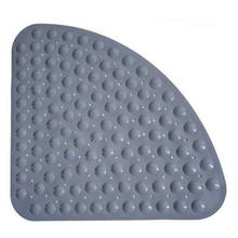 Hot Corner Shower Mat Sector Rubber Anti-Slip Quadrant Bath Mat Anti-Bacterial Suction For Shower Tub Non-Slip Bathtub Mat 54X54 2024 - buy cheap