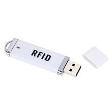 MINI lector de tarjetas de identificación, dispositivo portátil, USB, RFID, IC, 13,56 MHz, 125Khz 2024 - compra barato