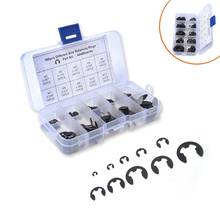 160Pc 2-12mm Car E-Clip Retaining Ring Snap Ring Spring Steel 65Mn E Clip Circlip Inner Snap Ring Seegering Assortment Kit Truck 2024 - buy cheap