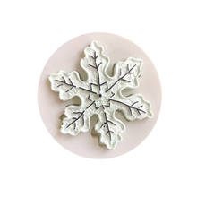 New Snowflake Chocolate Silicone Mold Fondant Cake Candy Molds Cookies Pastry Biscuits Mould Baking Cake Decoration Tools Aouke 2024 - buy cheap