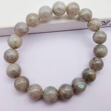 10MM Labradorite Round Beads Bracelet Bangle Stretch Jewelry 8 Inch G267 2024 - buy cheap