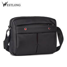 Men Shoulder Bag Business Fashion Messenger Casual Handbags Travel Black Waterproof Crossbody Flap High Quality 2024 - buy cheap