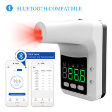 Termómetro infrarrojo para montar en la pared, dispositivo sin contacto para la frente, para el hogar y la Oficina, compatible con Bluetooth 2024 - compra barato