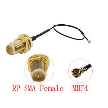 1 шт., гнездовой разъем RP SMA для MHF4 IPX IPEX U.FL 0,81 RF, длина 15 см, коннектор для кабеля RF Pigtail для мини PCI-карты 0,81 мм, плата Wi-Fi 2024 - купить недорого