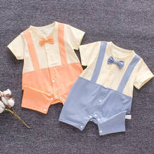 Newborn baby boys clothes outfits summer sets cotton breathable jumpsuit for infant baby boys clothing thin rompers 2024 - buy cheap