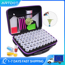 5D Diamond Painting Accessories Storage Box 7/15/30/60/120 Slot Beads Bottles Container Jar Zipper Case for DIY Diamand Painting 2024 - buy cheap